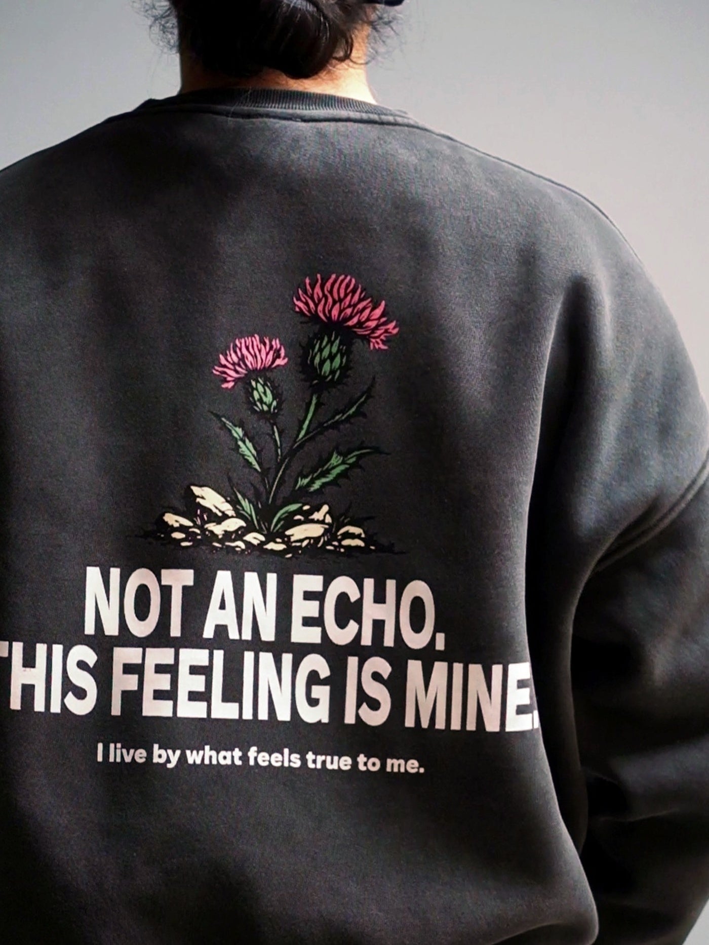 【2.7 (Sat) 12:00 Release】FLUTTER | Double Dyeing B/S Sweat - Sumi