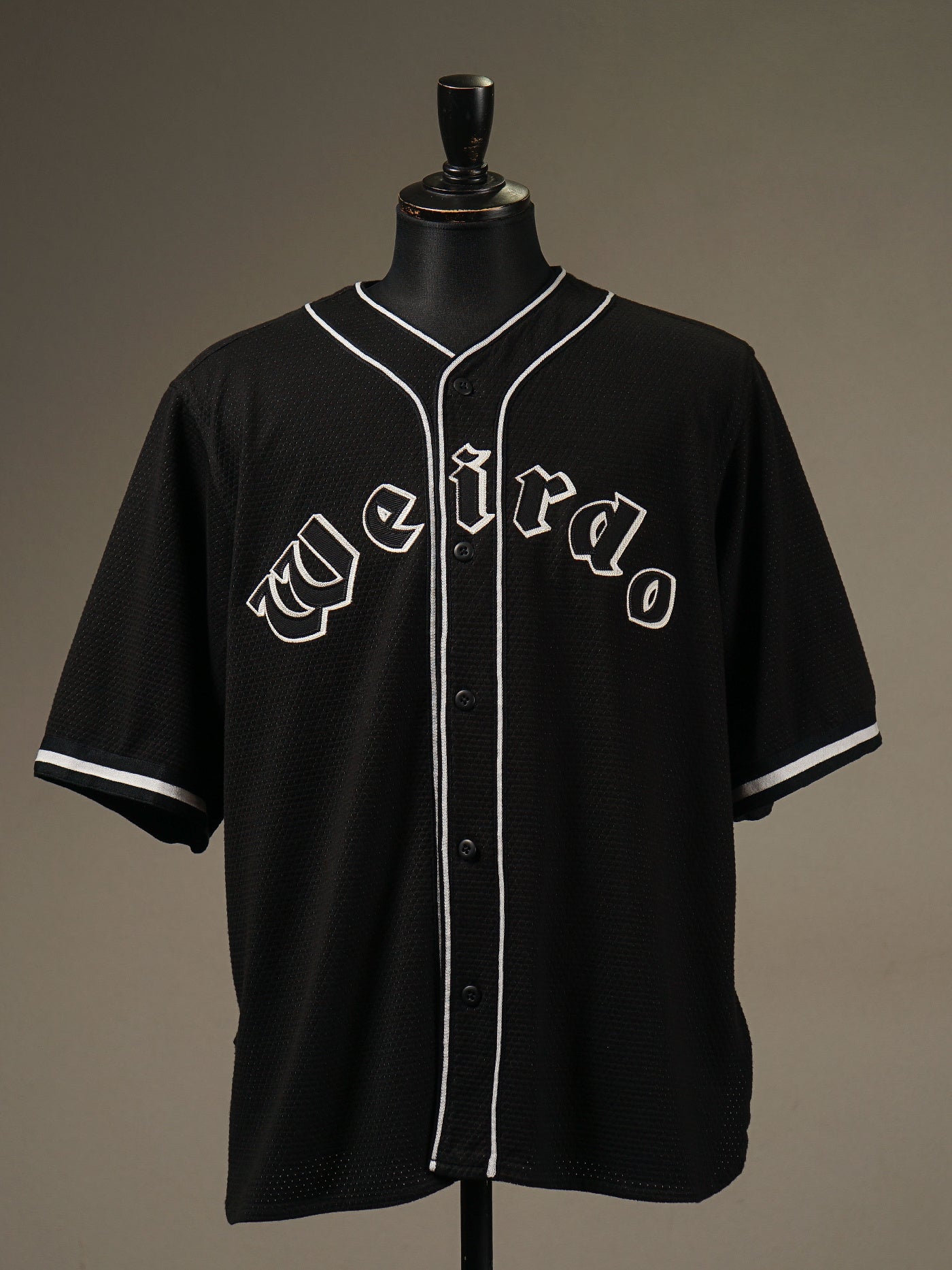 WEIRDO | Weirdo - S/S BASEBALL SHIRTS / WRD5113 - Black