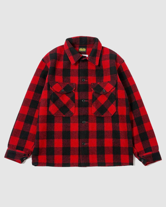 PORKCHOP | feat. MASSES WOOL JACKET P - Red