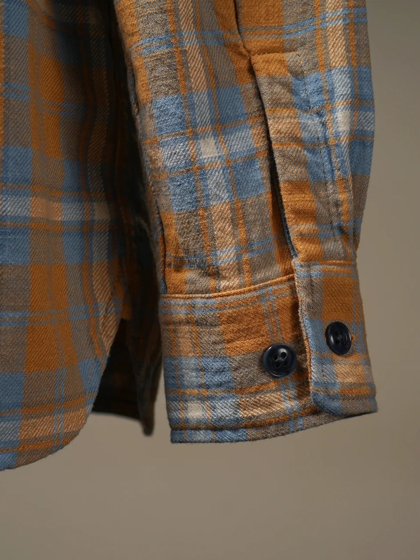 WEIRDO | FUCK U - L/S CHECK SHIRTS - Orange