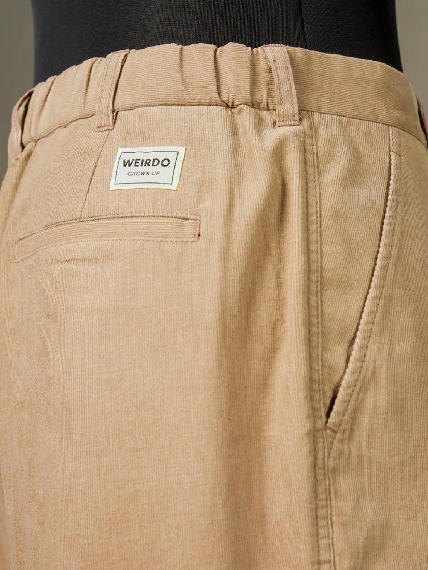 WEIRDO | WIND UP - TACK EASY PANTS / WRD9902 - Beige