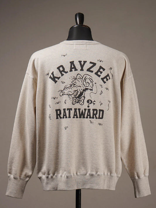 WEIRDO | WRD FINK - CREW NECK SWEAT / WRD6116 - Oatmeal