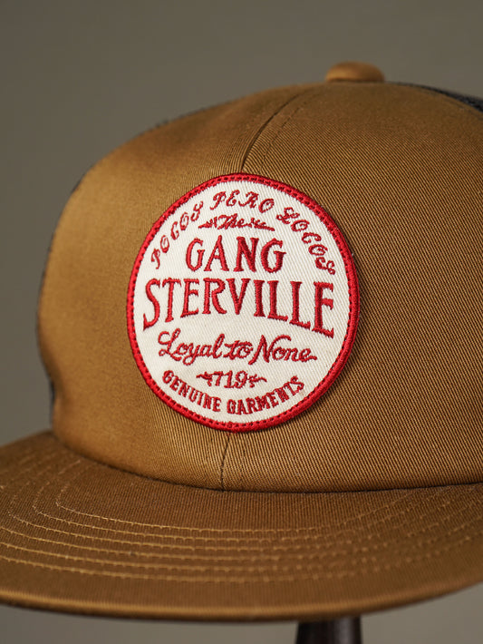 GANGSTERVILLE | CIRCLE SIG - TRUCKER CAP / GSV51G01 - Light Brown