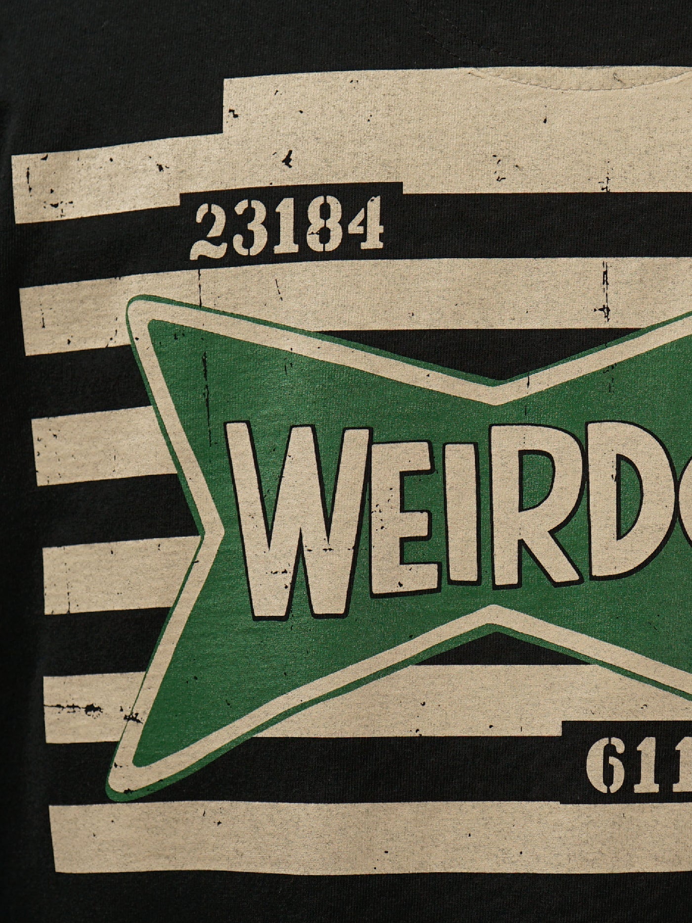 WEIRDO | WEIRDOS KUSTOM - S/S HENRY T-SHIRTS / WRD5125 - Black