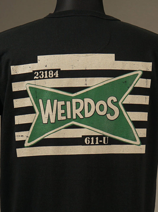 WEIRDO | WEIRDOS KUSTOM - S/S HENRY T-SHIRTS / WRD5125 - Black
