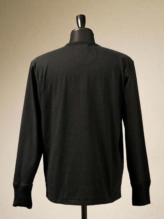 GLADHAND & Co. | STANDARD HENRY POCKET L/S T-SHIRTS - Black