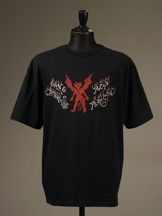 GANGSTERVILLE | SPICY DEVIL - S/S T-SHIRTS / GSV5124 - Black