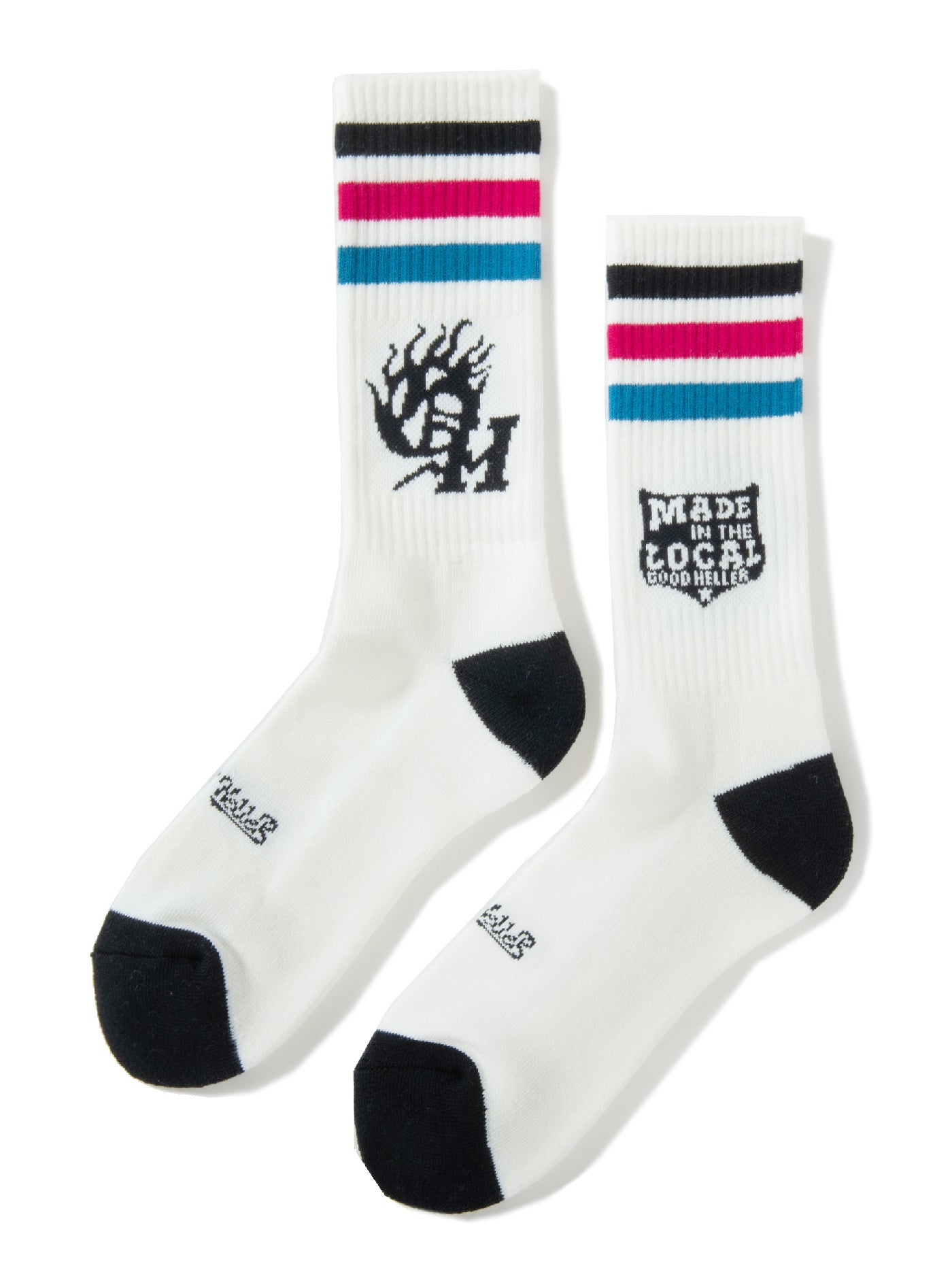 GOOD HELLER | GH LOGO LINE MIDDLE SOCKS