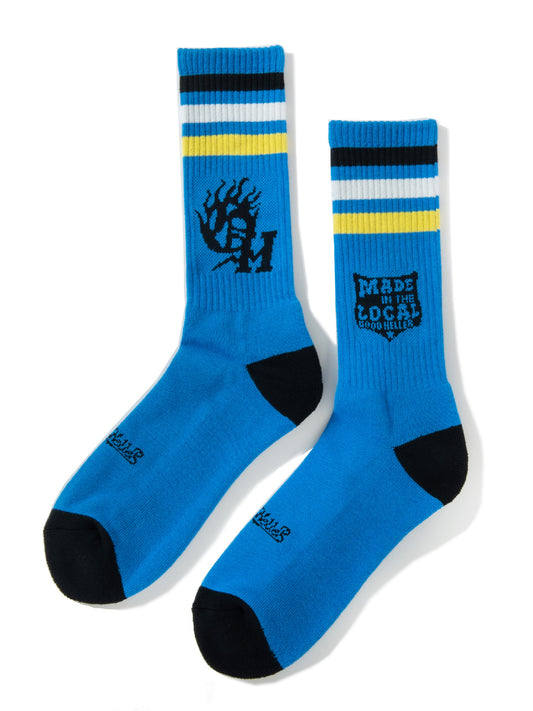 GOOD HELLER | GH LOGO LINE MIDDLE SOCKS