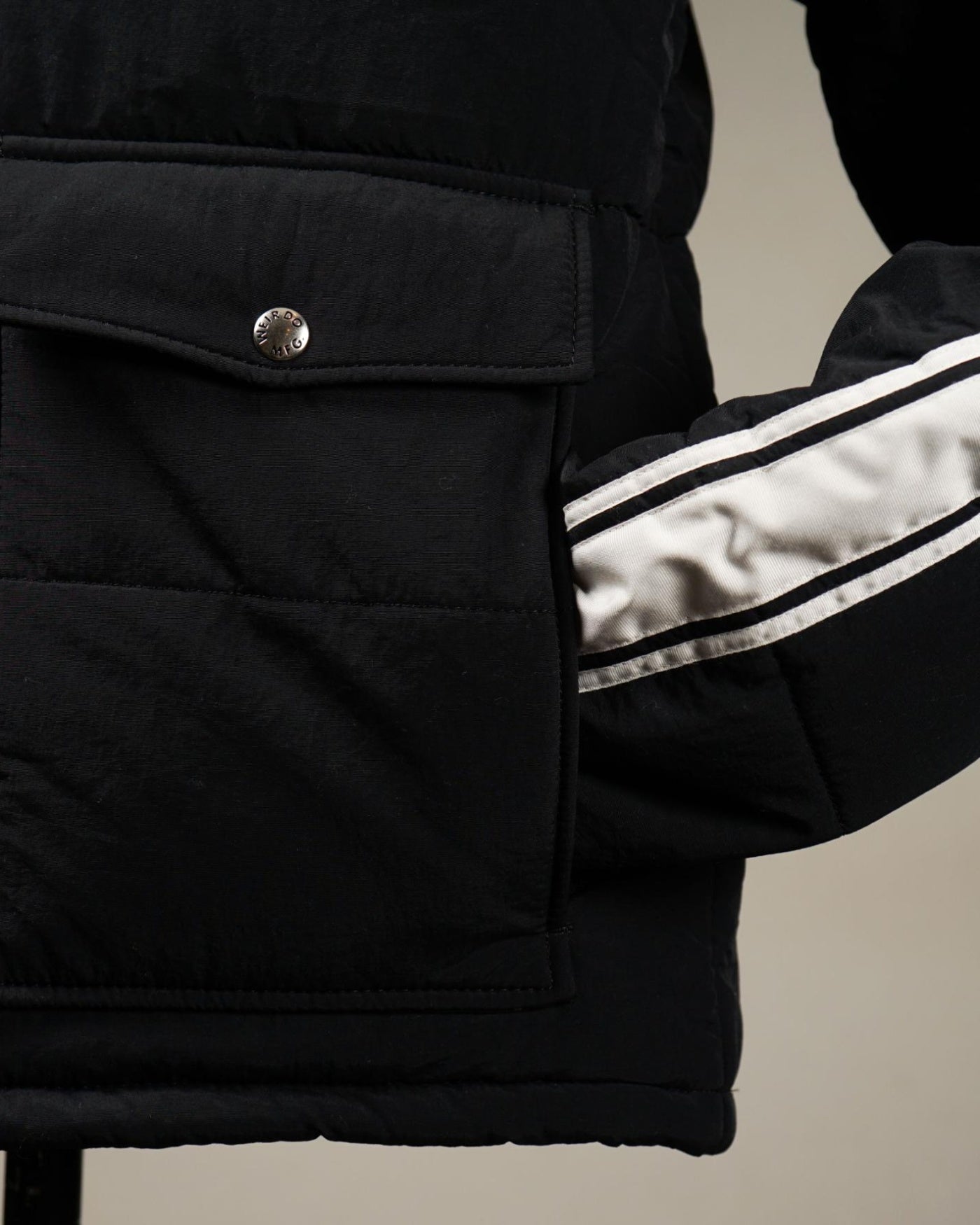 WEIRDO | FLAME - RACING JACKET - Black