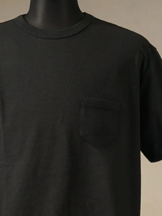 GLADHAND & Co. | HEAVY WEIGHT BINDER NECK POCKET T-SHIRTS - Black