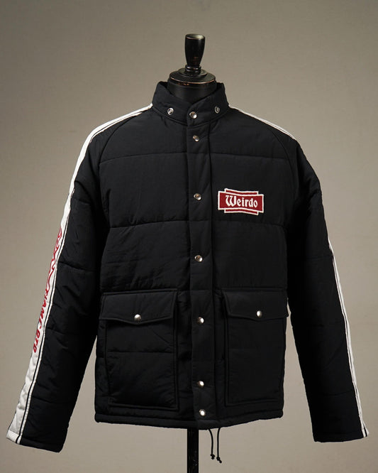 WEIRDO | FLAME - RACING JACKET - Black