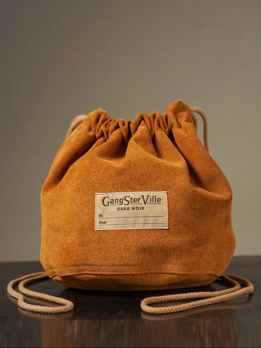 GANGSTERVILLE | DARK NOIR - LEATHER EFFECT BAG "SUEDE" / GSV53G05
