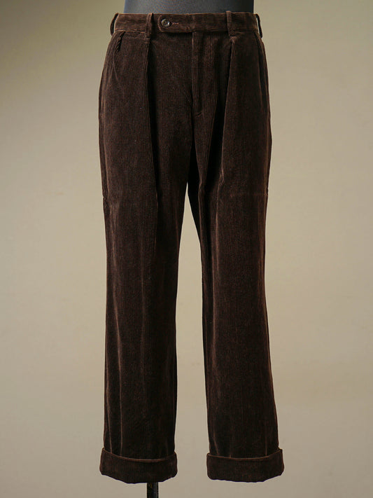 【10.24 (Fri) Release】BY GLADHAND | GLADWELL - STOMP FIT TROUSERS / BYGH5310 - Dark Brown