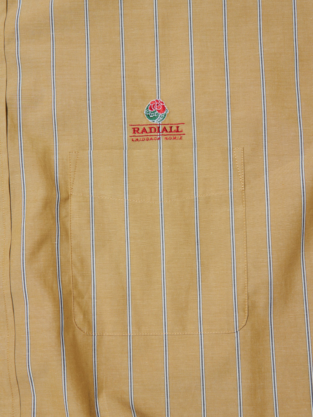 RADIALL | LAIDBACK - B.D. COLLARED SHIRT L/S - Root Beer