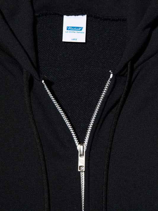 RADIALL | WINDOW SIGN - ZIP UP HOODIE SWEATSHIRT L/S - Black