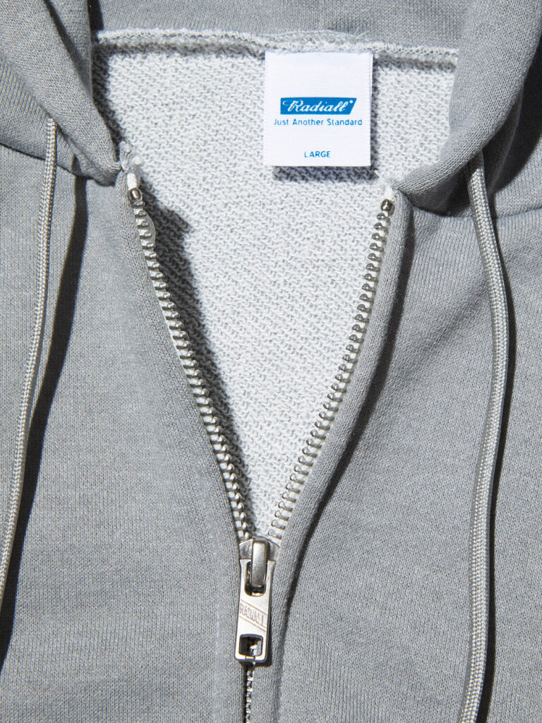 RADIALL | WINDOW SIGN - ZIP UP HOODIE SWEATSHIRT L/S