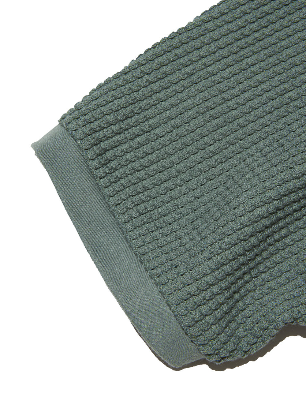 RADIALL | BIG WAFFLE - POLO SWEATSHIRT S/S - Sage Green