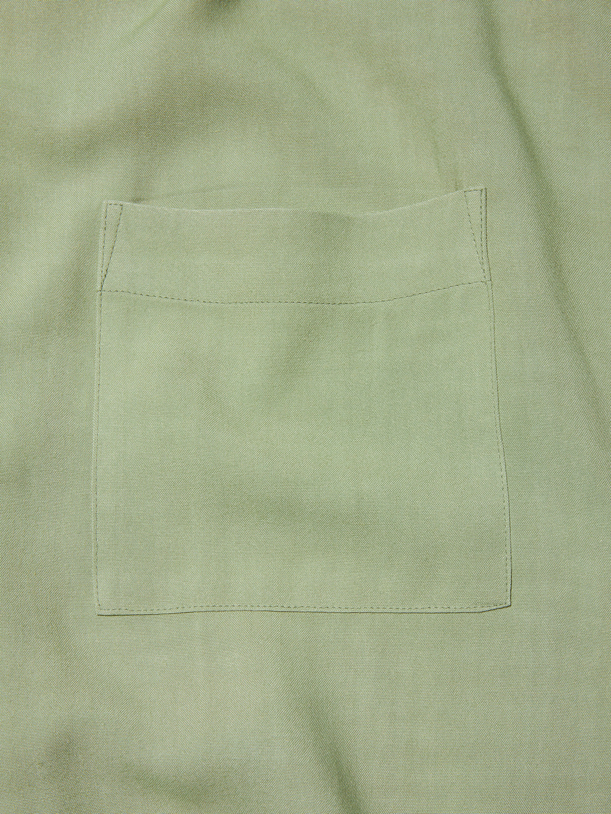 RADIALL | FLAMES OPEN COLLARED SHIRT S/S - Leaf Green