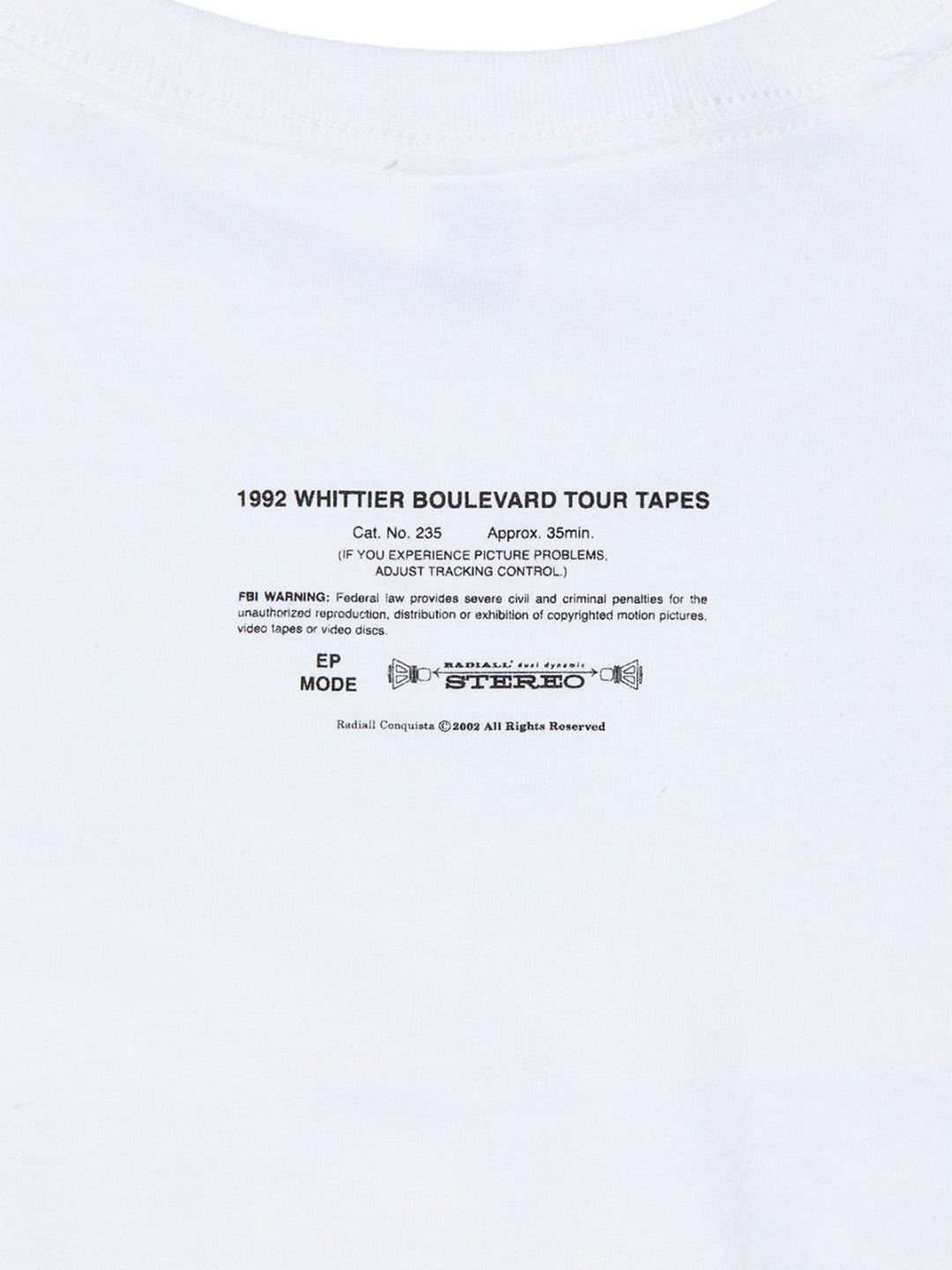 RADIALL | THE THING - CREW NECK T-SHIRT S/S - White