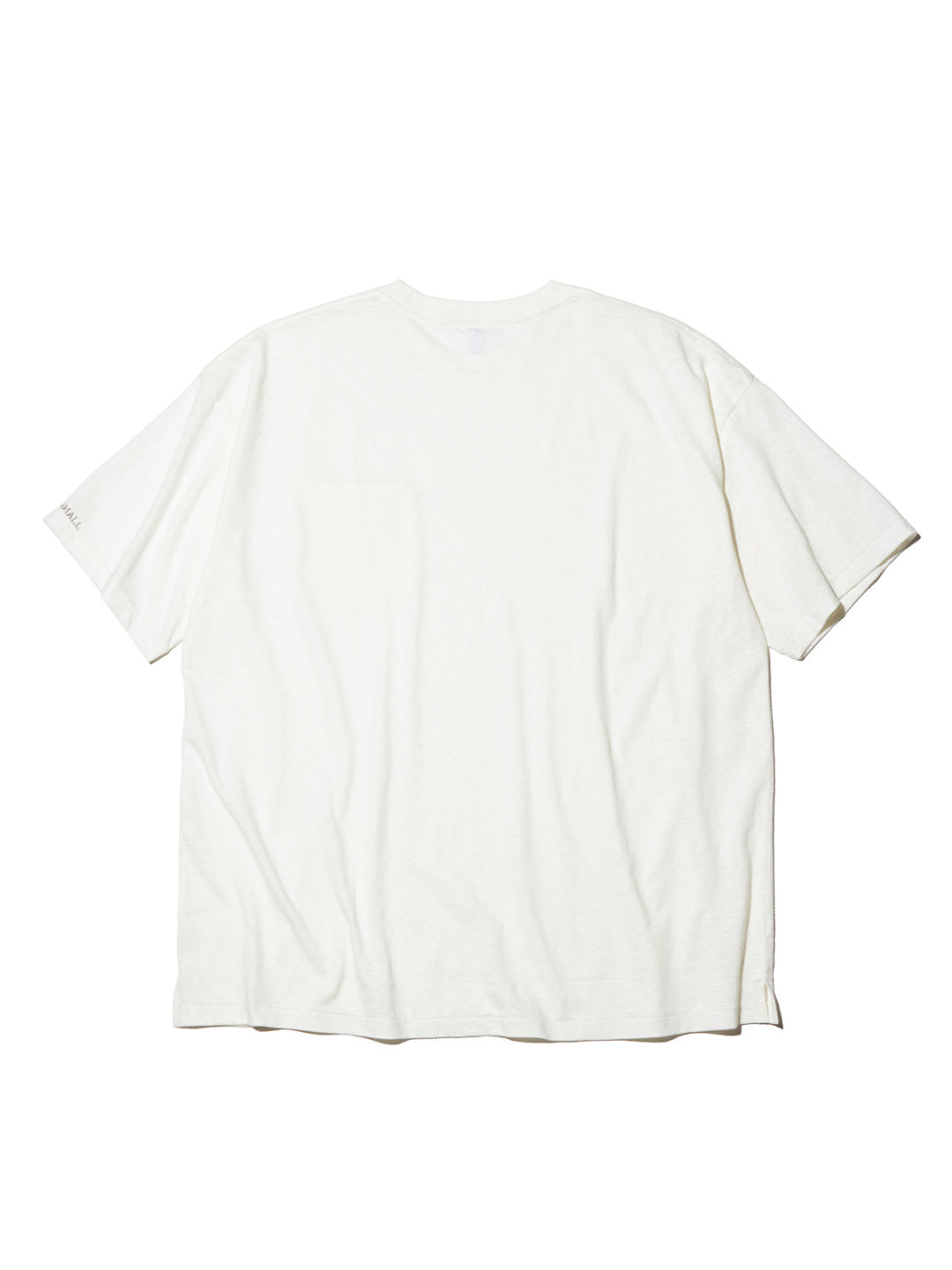 RADIALL | HEMPS CREW NECK T-SHIRT S/S - Ivory