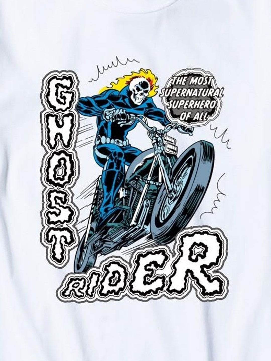 GOOD HELLER | GHOST RIDER S/S T-SHIRT - White