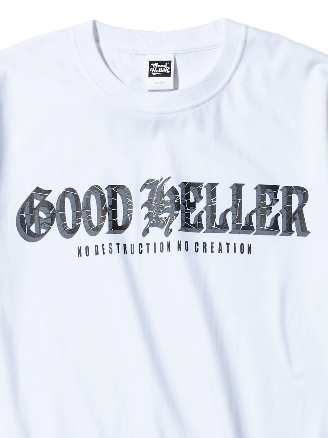 GOOD HELLER | TRUMPS NEW OPEN ANNIVERSARY LOGO S/S T-SHIRT - White