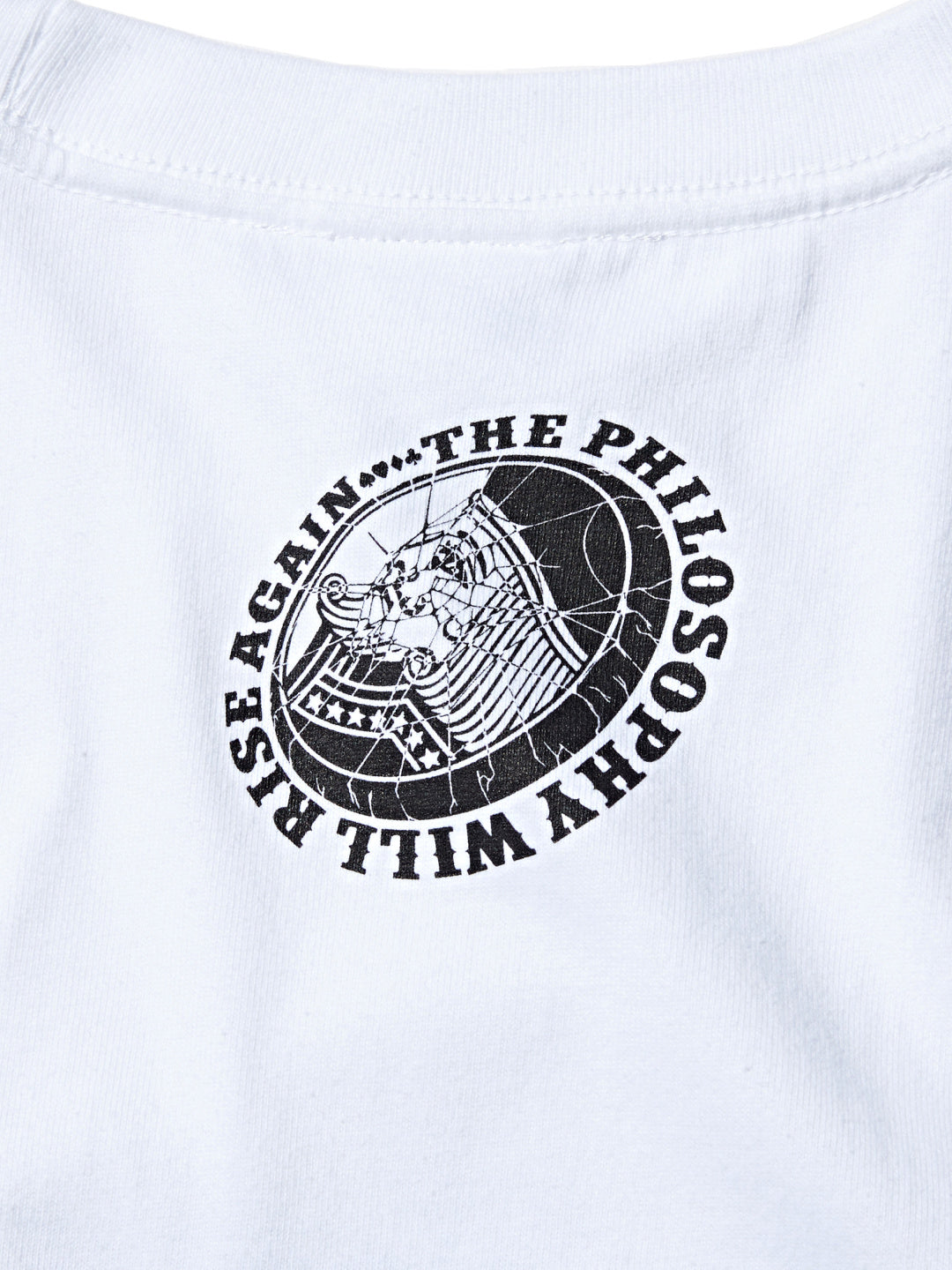 GOOD HELLER | TRUMPS NEW OPEN ANNIVERSARY LOGO S/S T-SHIRT - White