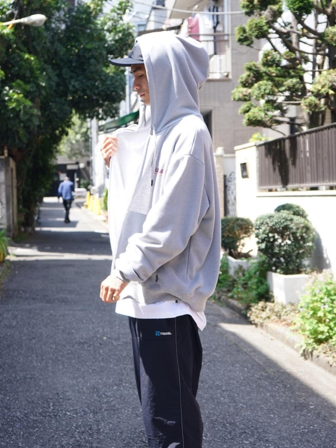 RADIALL | WINDOW SIGN - ZIP UP HOODIE SWEATSHIRT L/S