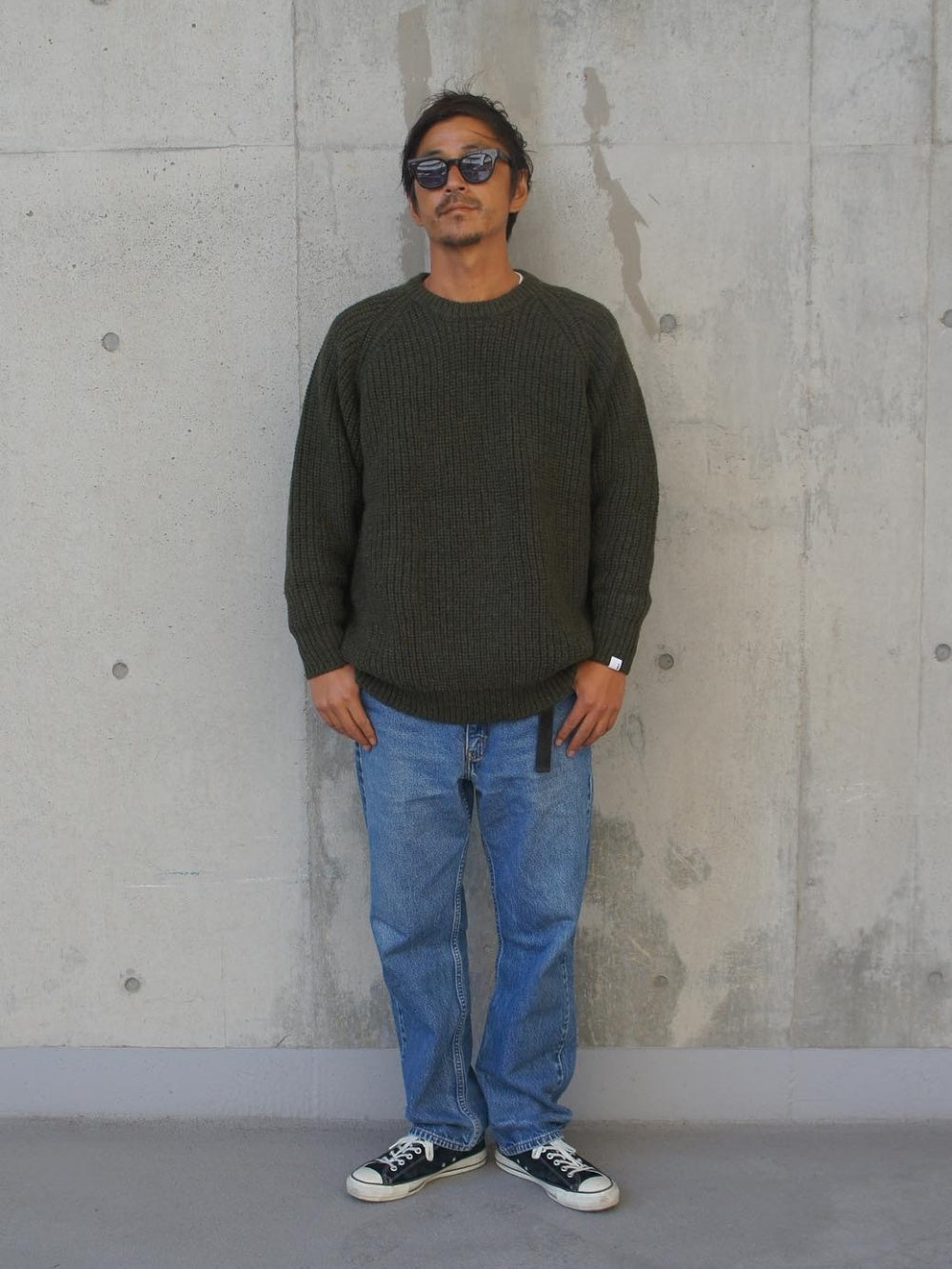 WAX | Shetland wool sweater - Dark Green