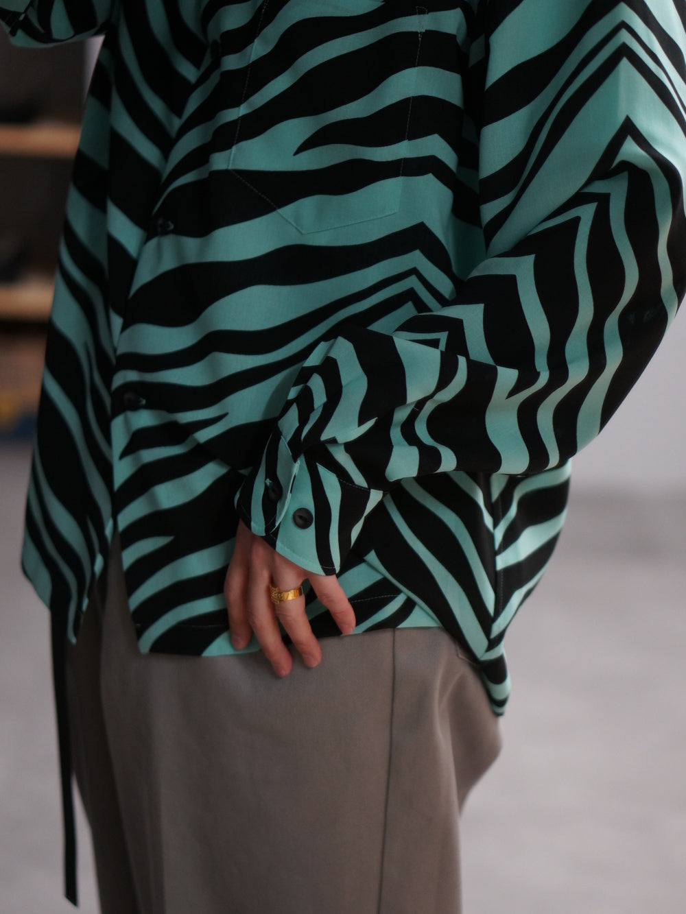 GANGSTERVILLE | ZEBRA - L/S SHIRTS - Mint