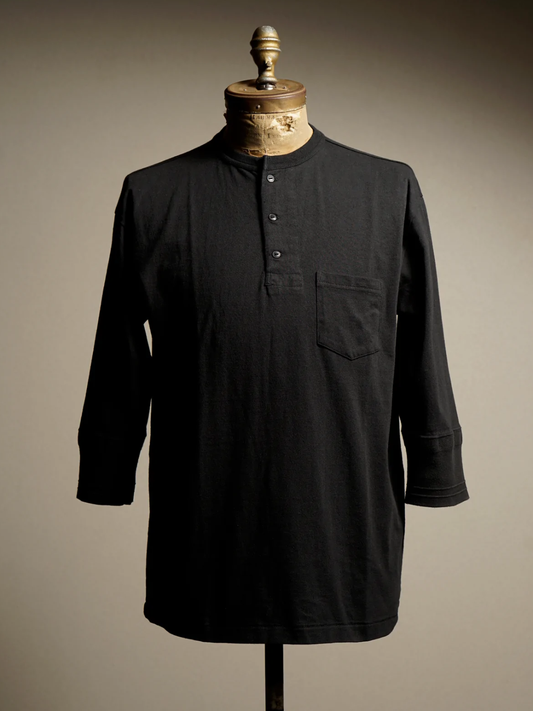 GLADHAND & Co. | HALF SLEEVE HENRY POCKET T-SHIRTS - Black