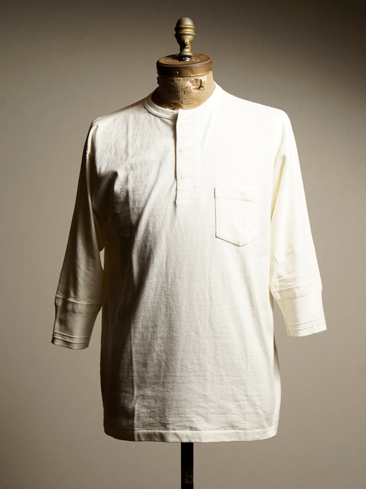 GLADHAND & Co. | HALF SLEEVE HENRY POCKET T-SHIRTS - White