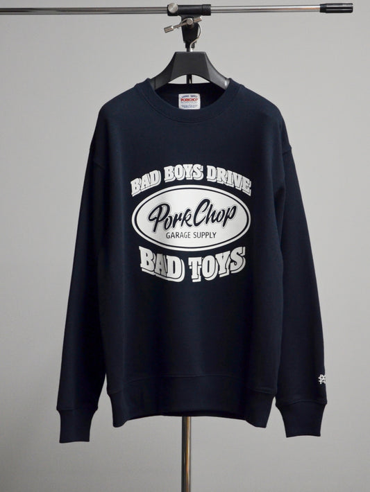 PORKCHOP | BAD TOYS SWEAT - Navy