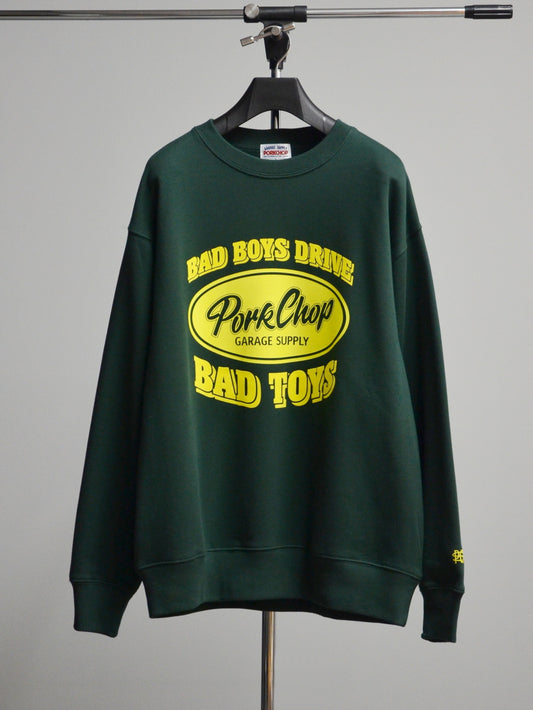 PORKCHOP | BAD TOYS SWEAT - Deep Green