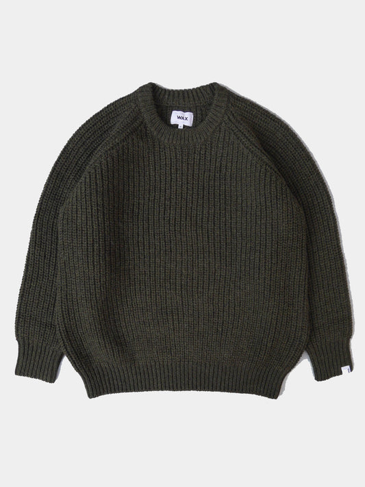 WAX | Shetland wool sweater - Dark Green