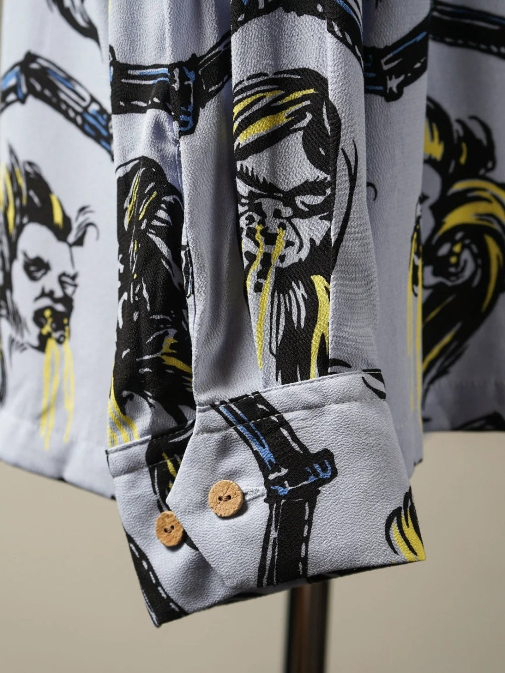 WEIRDO | VOODOO HEAD - L/S SHIRTS - Zenith Blue