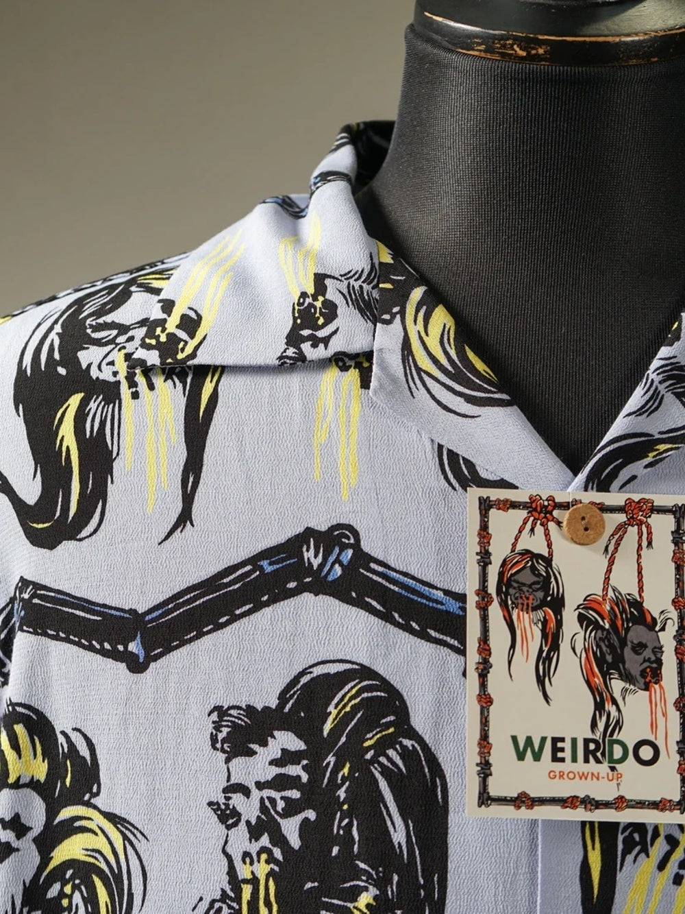 WEIRDO | VOODOO HEAD - L/S SHIRTS - Zenith Blue