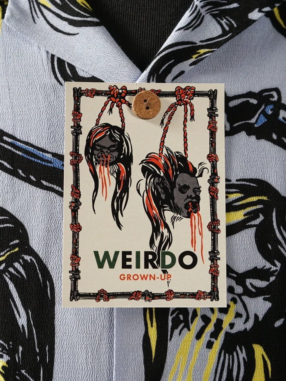 WEIRDO | VOODOO HEAD - L/S SHIRTS - Zenith Blue