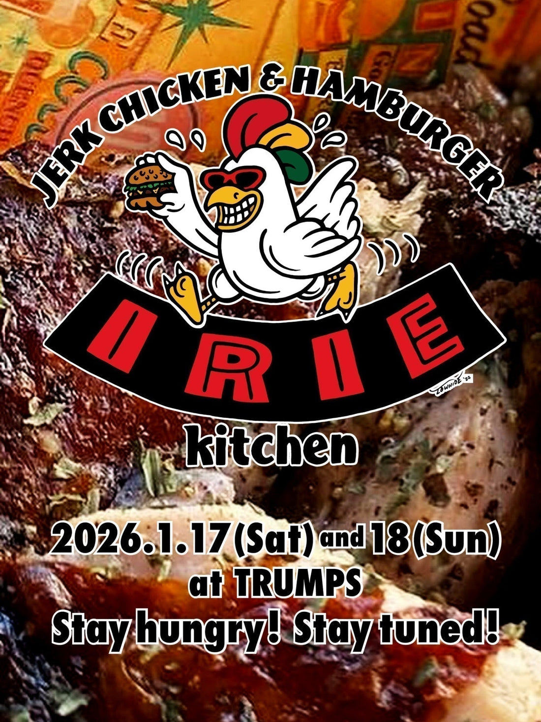 IRIE Kitchen "Jerk Chicken POP-UP" at TRUMPS