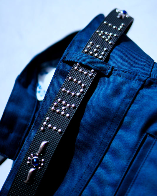 RADIALL | TRUE DEAL - SQUARE BUCKLE BELT / STUDS