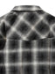 GOOD HELLER | WOOL&POLYESTER OMBRE CHECK SHIRT - Black