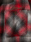 GOOD HELLER | WOOL&POLYESTER OMBRE CHECK SHIRT - Red