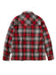 GOOD HELLER | WOOL&POLYESTER OMBRE CHECK SHIRT - Red