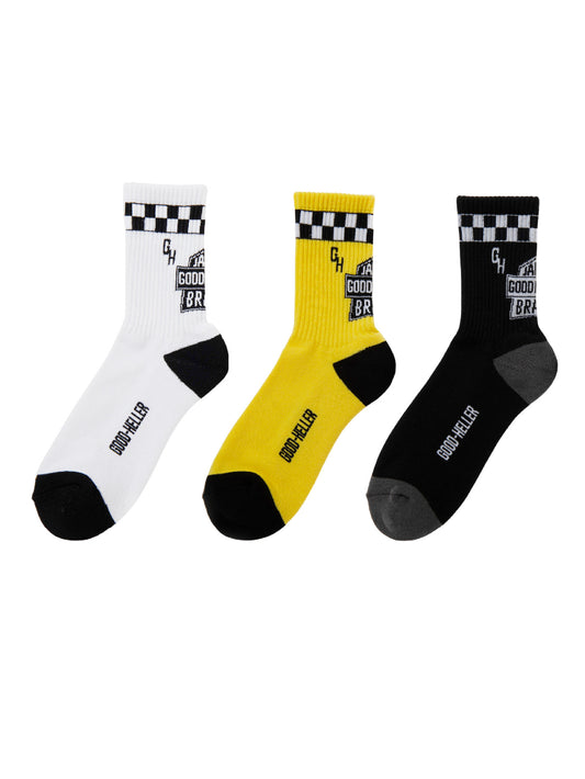 GOOD HELLER | JP GH LOGO SEMI MIDDLE SOCKS
