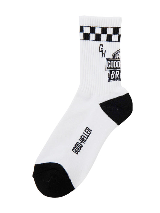 【4.4 (Sat) 12:00 Release】GOOD HELLER | JP GH LOGO SEMI MIDDLE SOCKS