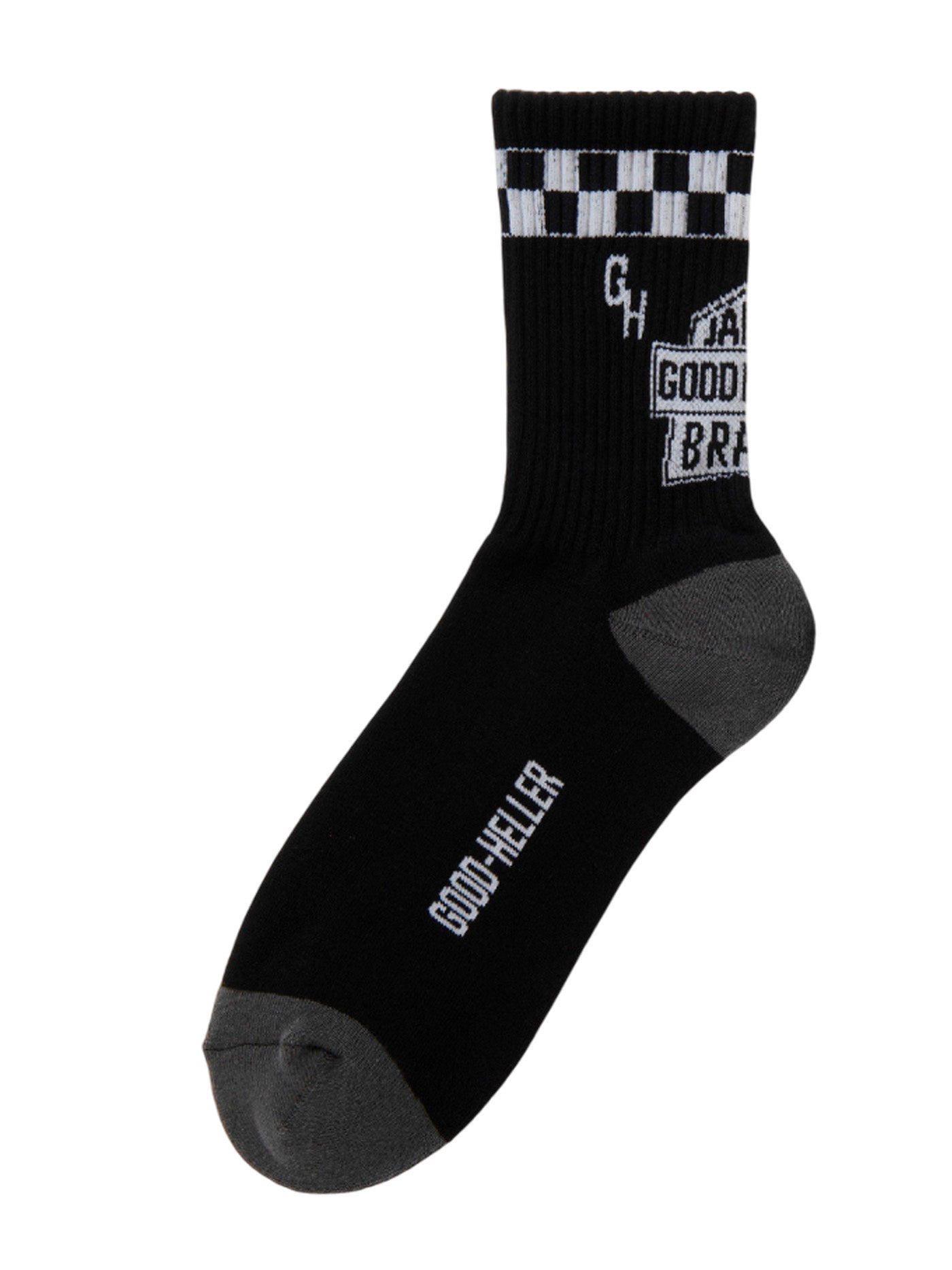 GOOD HELLER | JP GH LOGO SEMI MIDDLE SOCKS