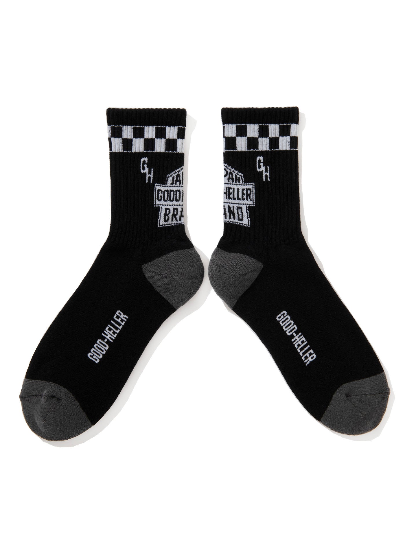 GOOD HELLER | JP GH LOGO SEMI MIDDLE SOCKS