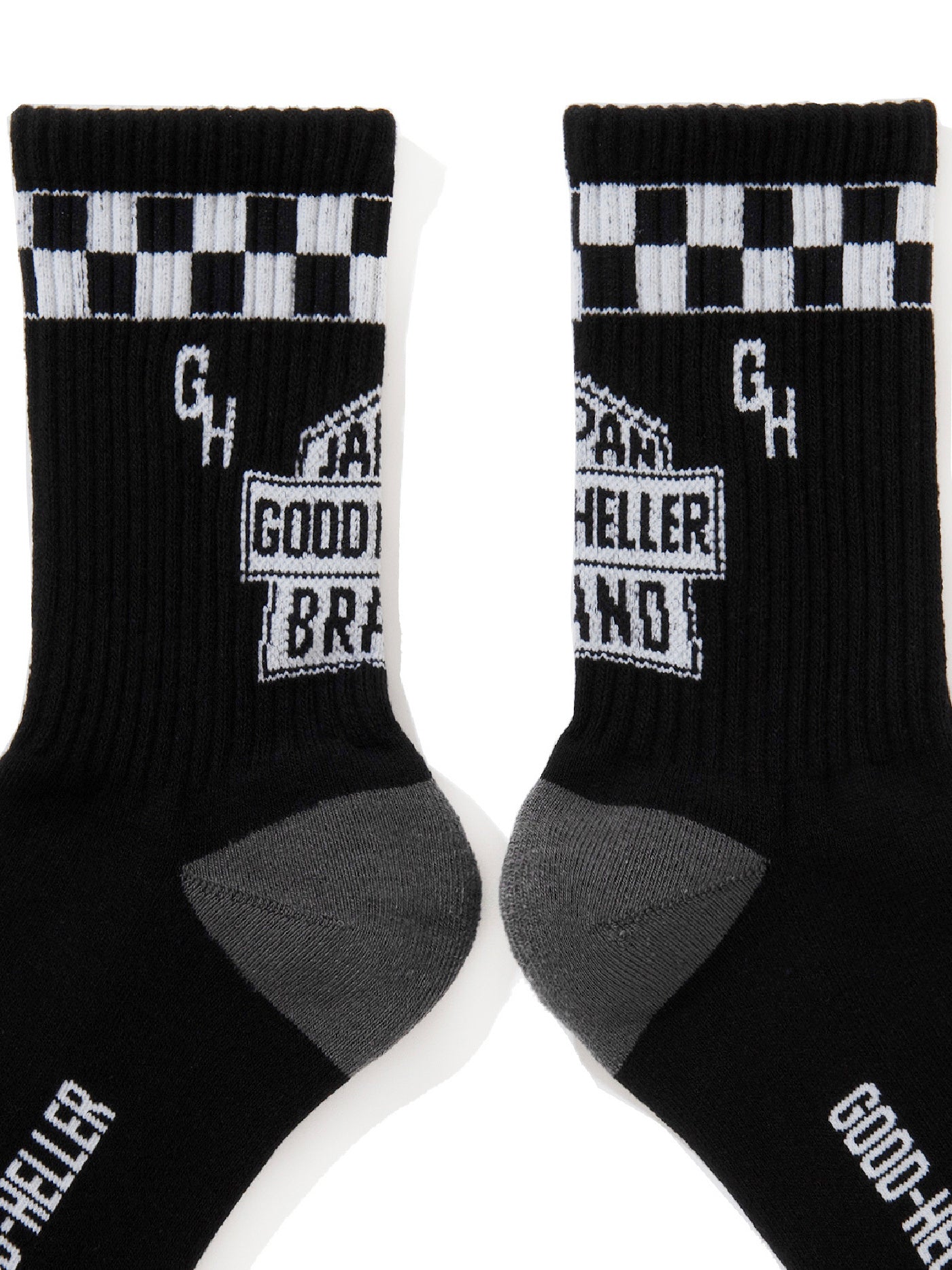 GOOD HELLER | JP GH LOGO SEMI MIDDLE SOCKS