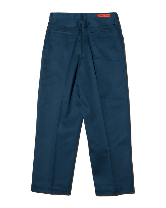 RADIALL | CNQ MOTOWN - WIDE TAPERED FIT PANTS - Navy
